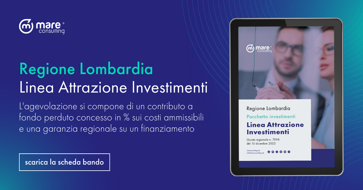 Regione Lombardia Linea Attrazione Investimenti 1