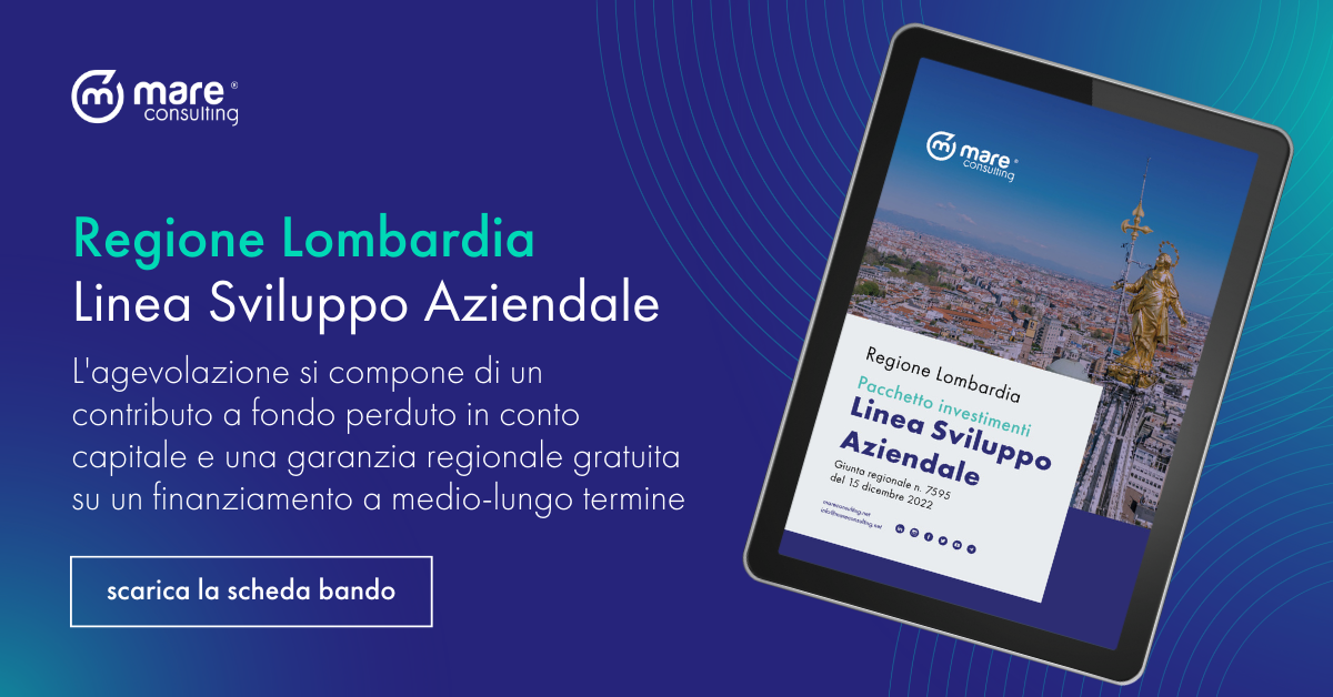 Regione Lombardia – Pacchetto investimenti Linea Sviluppo Aziendale blog